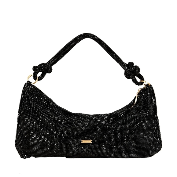 Cult Gaia Hera Mini Knotted Crystal Shoulder Bag - Picture 3 of 6